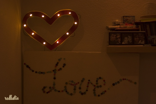 DIY valentin csináld magad led kreatív dekoráció