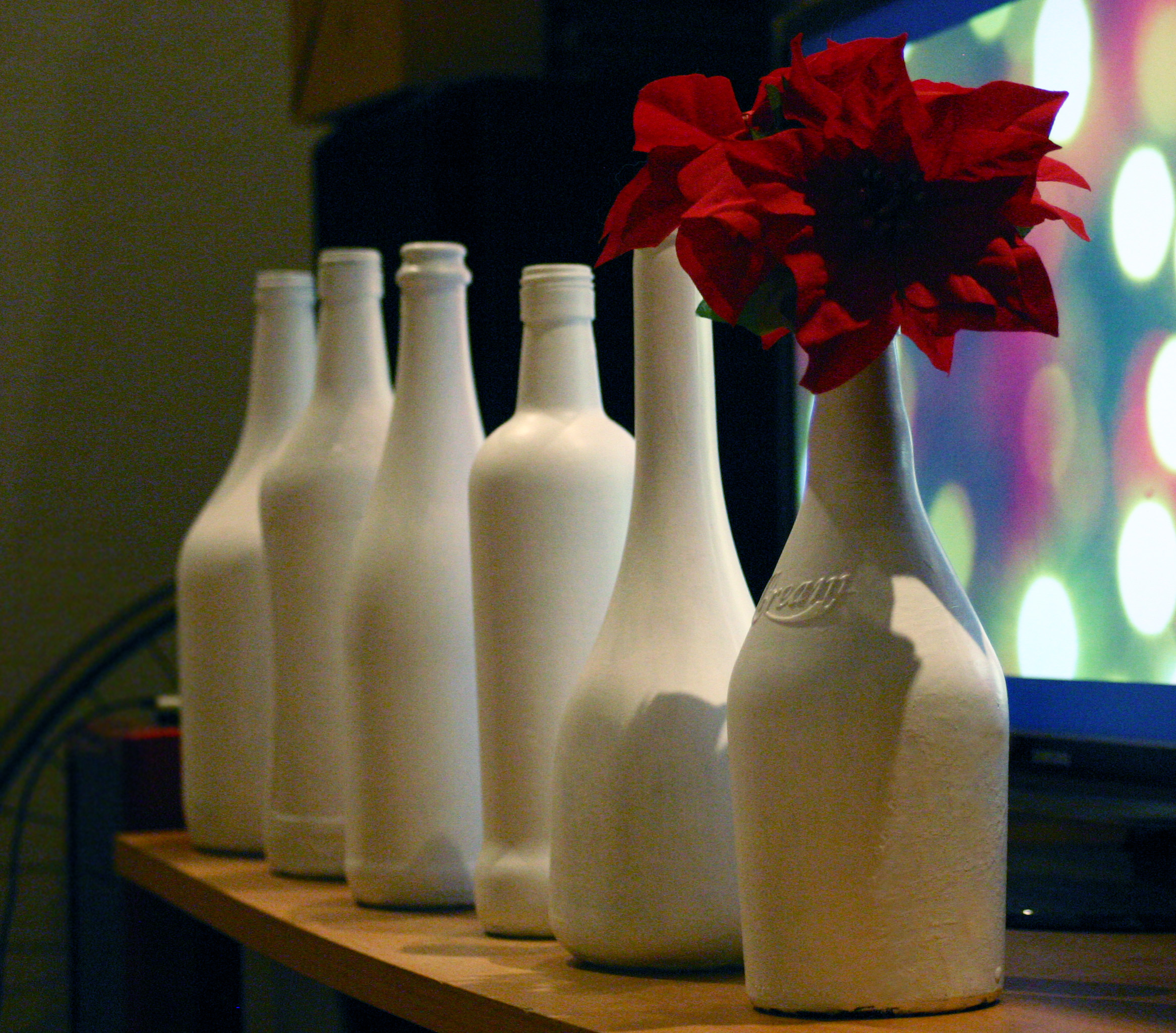 DIY dekoráció hobby ötlet üveg karácsony