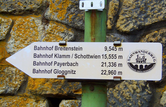 Ausztria Alsó-Ausztria Semmering vonat Semmeringbahn