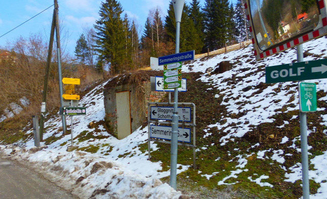 Ausztria Alsó-Ausztria Semmering vonat Semmeringbahn