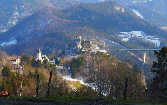 Ausztria Alsó-Ausztria Semmering vonat Semmeringbahn