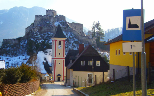 Ausztria Alsó-Ausztria Semmering vonat Semmeringbahn