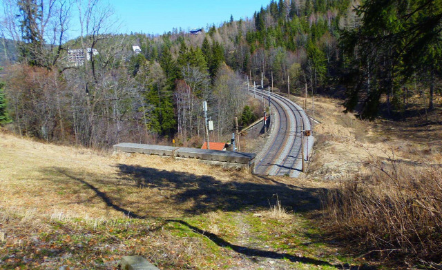 Ausztria Alsó-Ausztria Semmering vonat Semmeringbahn