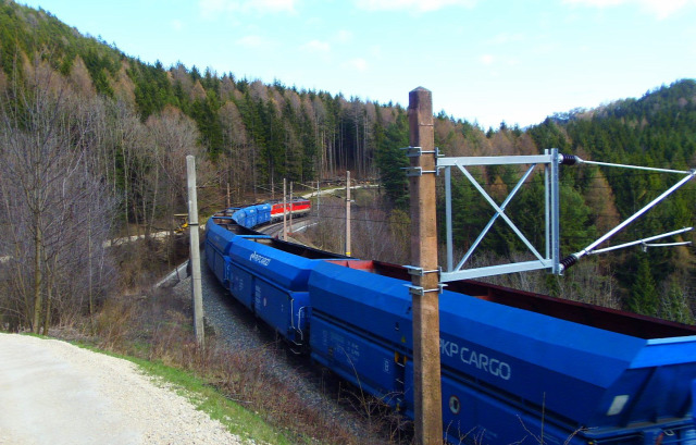 Ausztria Alsó-Ausztria Semmering vonat Semmeringbahn
