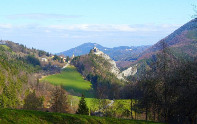 Ausztria Alsó-Ausztria Semmering vonat Semmeringbahn