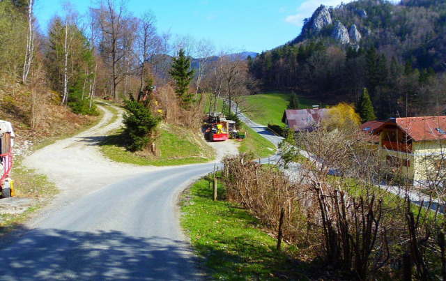 Ausztria Alsó-Ausztria Semmering vonat Semmeringbahn