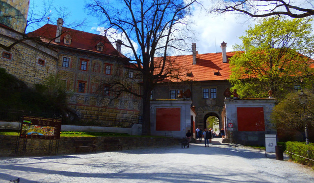 Csehország vár Cesky Krumlov