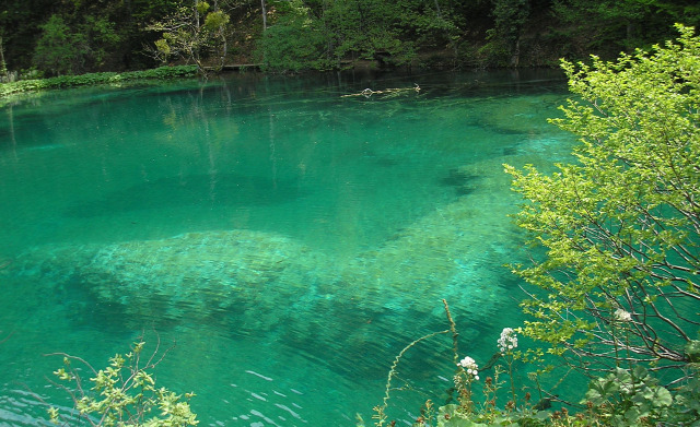 Horvátország szurdok túraút Plitvice vízesések