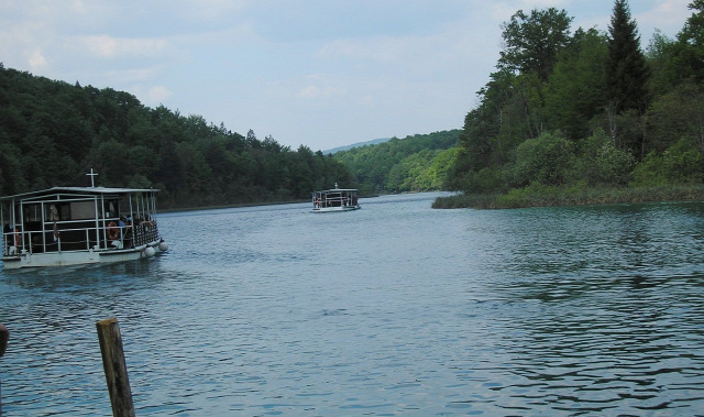 Horvátország szurdok túraút Plitvice vízesések