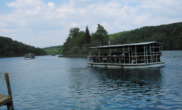 Horvátország szurdok túraút Plitvice vízesések