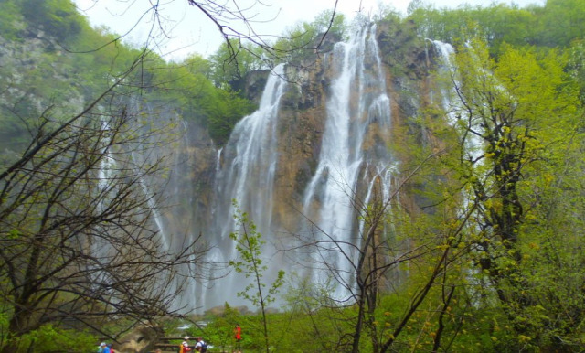 Horvátország szurdok túraút Plitvice vízesések