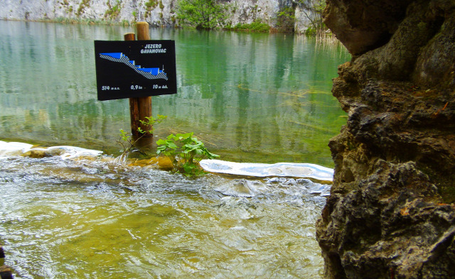 Horvátország szurdok túraút Plitvice vízesések