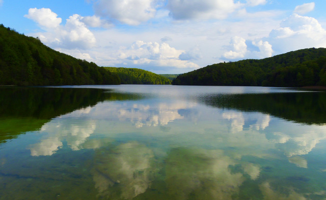 Horvátország szurdok túraút Plitvice vízesések