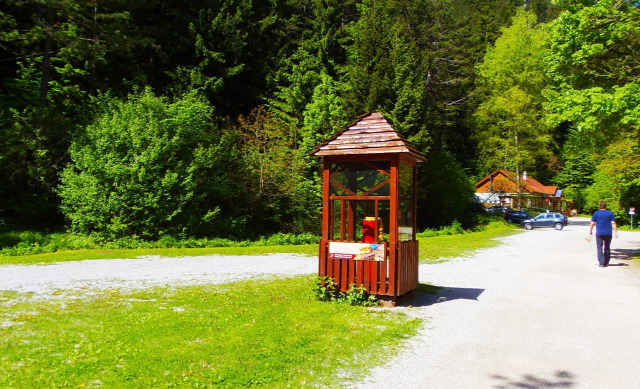 Ausztria Alsó-Ausztria szurdok Würflach Johannesbachklamm