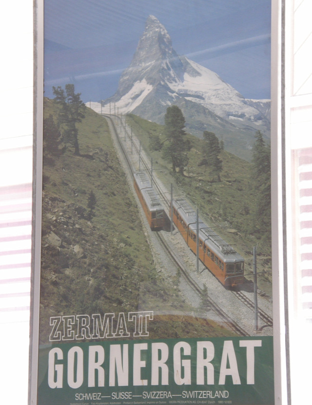 Svájc fogaskerekű vasút vasút Zermatt Gornergrat Gornergratbahn