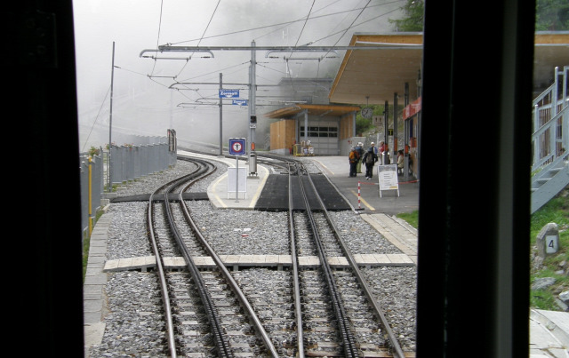 Svájc fogaskerekű vasút vasút Zermatt Gornergrat Gornergratbahn