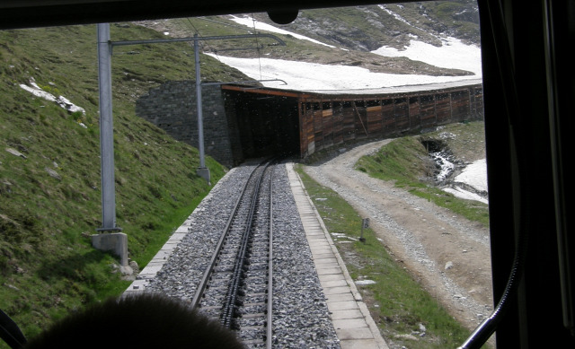 Svájc fogaskerekű vasút vasút Zermatt Gornergrat Gornergratbahn