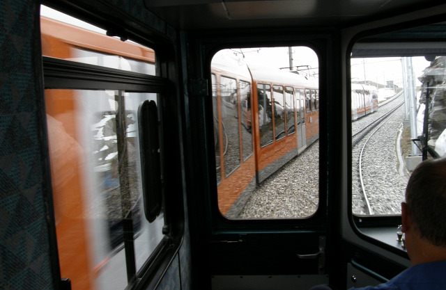 Svájc fogaskerekű vasút vasút Zermatt Gornergrat Gornergratbahn