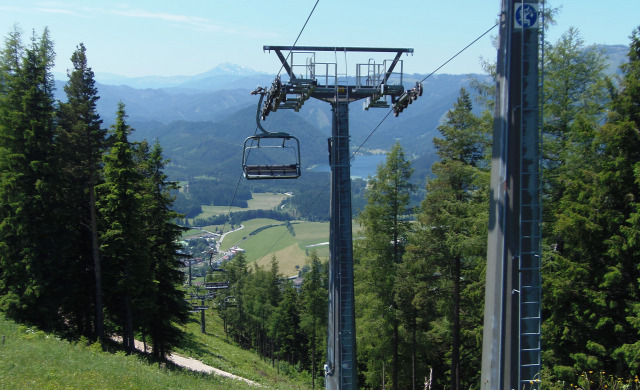 Ausztria Stájerország város Mariazell