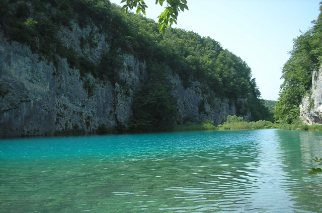 Horvátország szurdok túraút Plitvice vízesések