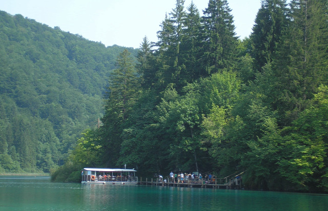 Horvátország szurdok túraút Plitvice vízesések