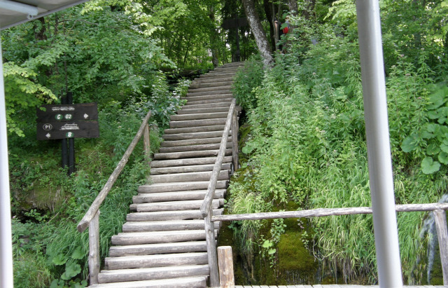 Horvátország szurdok túraút Plitvice vízesések