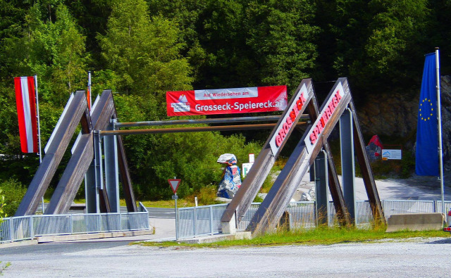 Ausztria Salzburg tartomány hegy kis-kabinos felvonó Mauterndorf Grosseckbahn