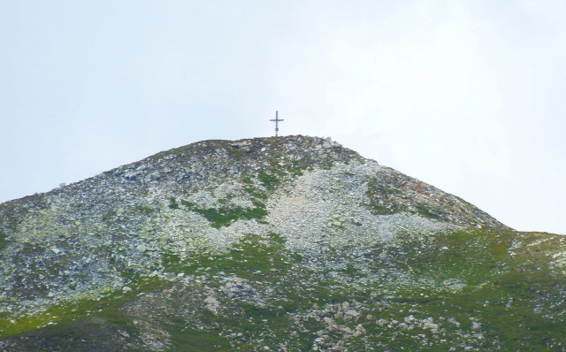 Ausztria Salzburg tartomány Mauterndorf Grosseck hegy csúcskereszt