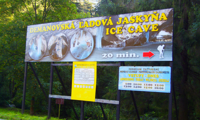 Szlovákia Alacsony-Tátra Tátra Chopok barlang jégbarlang cseppkőbarlang