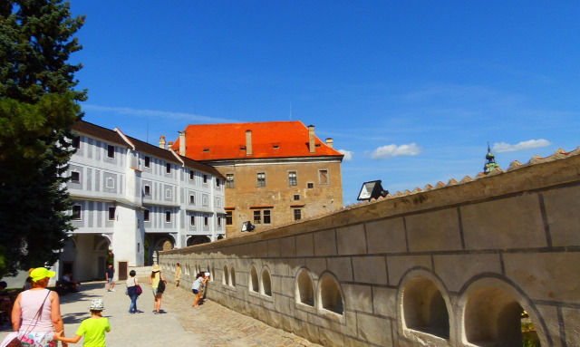 Csehország vár Cesky Krumlov