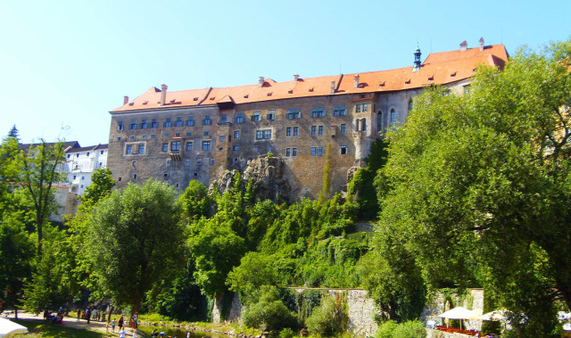 Csehország vár Cesky Krumlov