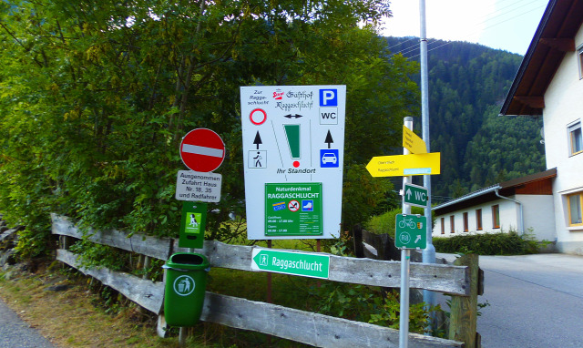 Ausztria Karintia szurdok Raggaschlucht