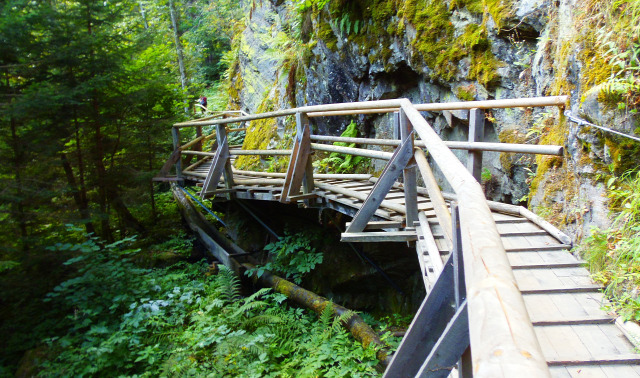 Ausztria Karintia szurdok Raggaschlucht