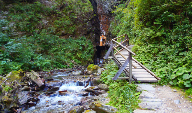 Ausztria Karintia szurdok Raggaschlucht