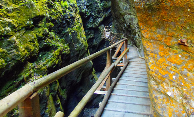 Ausztria Karintia szurdok Raggaschlucht