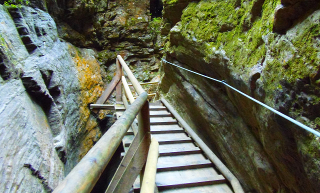 Ausztria Karintia szurdok Raggaschlucht