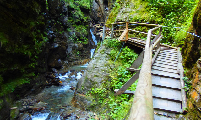 Ausztria Karintia szurdok Raggaschlucht