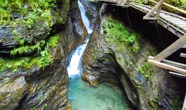 Ausztria Karintia szurdok Raggaschlucht
