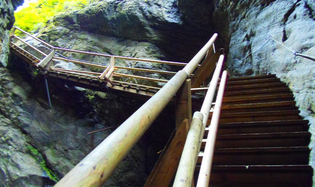 Ausztria Karintia szurdok Raggaschlucht