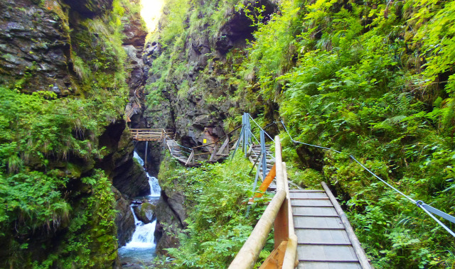 Ausztria Karintia szurdok Raggaschlucht