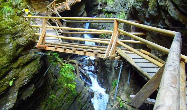 Ausztria Karintia szurdok Raggaschlucht