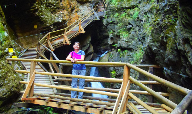 Ausztria Karintia szurdok Raggaschlucht