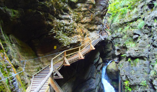 Ausztria Karintia szurdok Raggaschlucht