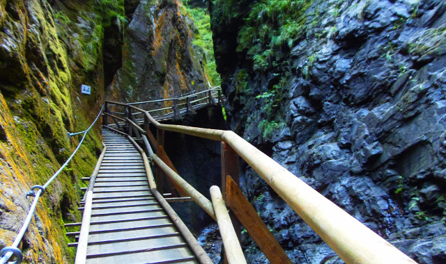 Ausztria Karintia szurdok Raggaschlucht