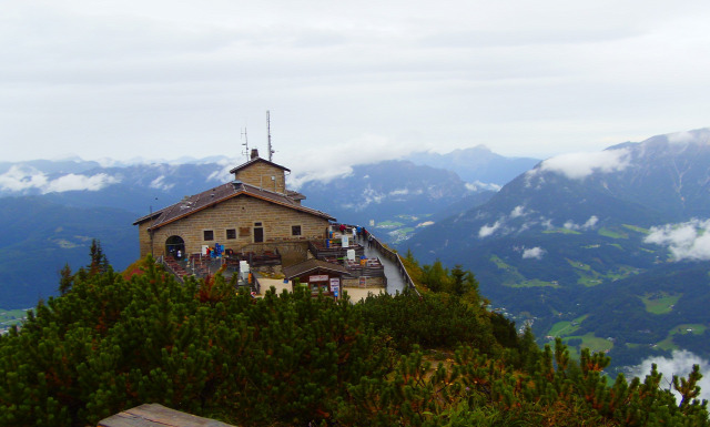 Németország Bajorország Berchtesgaden hegy csúcskereszt