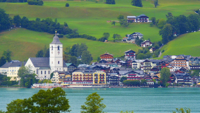 Ausztria Felső-Ausztria Salzburg tartomány város zarándokhely