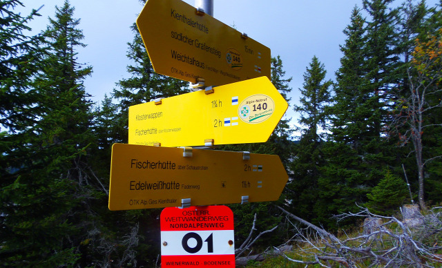 Ausztria Alsó-Ausztria Schneeberg hegy szurdok libegő Weichtalklamm csúcskereszt