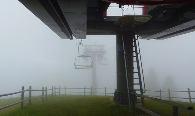 Ausztria Alsó-Ausztria Schneeberg hegy szurdok libegő Weichtalklamm csúcskereszt