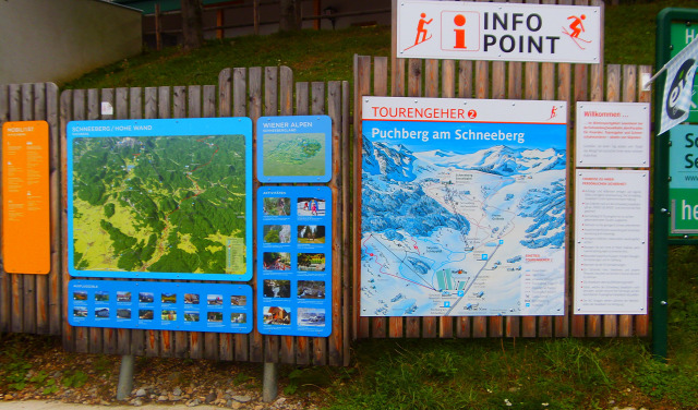 Ausztria Alsó-Ausztria Schneeberg hegy szurdok libegő Weichtalklamm csúcskereszt