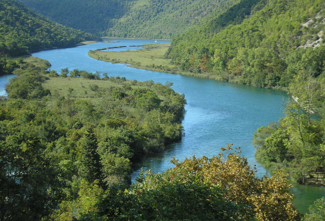 Horvátország Dalmácia Krka vízesések